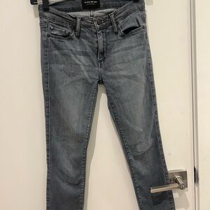 Black Orchid Gray Skinny Jeans